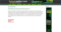 Desktop Screenshot of bonuswetten.com